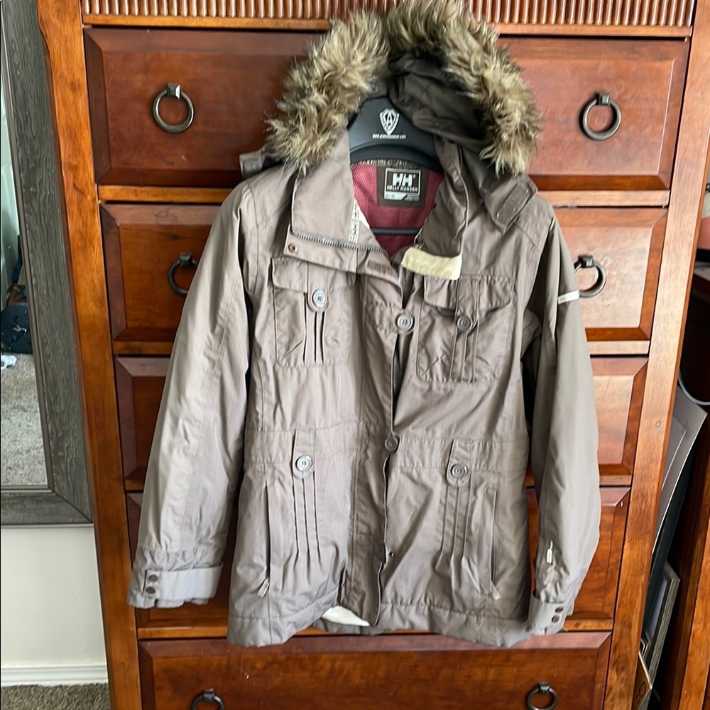 Helly Hansen Brown Snowboard Ski Jacket